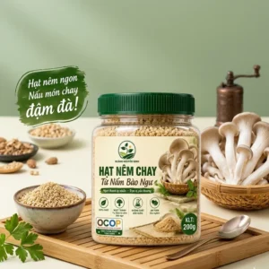 Hạt nêm chay từ nấm bào ngư